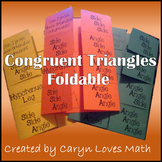 Congruent Triangles Foldable ~Postulate/Theorem ~SSS~SAS~ASA~HL