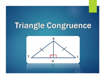 Preview of Triangle Congruence - Review Game