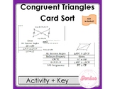 Triangle Congruence Proofs Card Sort