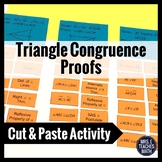 Congruent Triangles Proofs Cut and Paste Activity
