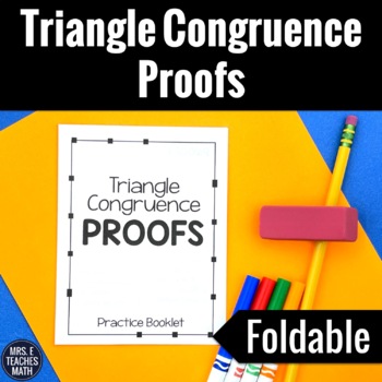 Preview of Triangle Congruence Proofs Foldable