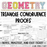 Triangle Congruence Proofs Lesson