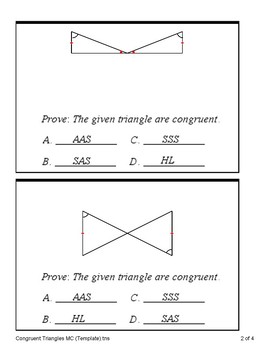 Sss, SAS, ASA, Aas Quiz - ProProfs Quiz