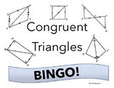 Triangle Congruence - (SSS, SAS, ASA, AAS, HL) - Bingo Activity