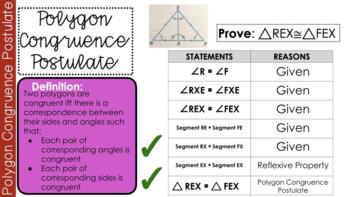 Preview of Triangle Congruences - Teacher Notes