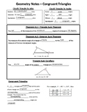 Triangle Congruency Notes