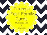 Triangle Fact Family Cards- Multiplication & Division