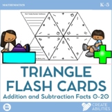 Triangle Flashcards Addition and Subtraction