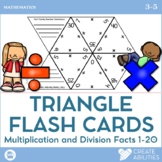 Triangle Flashcards Multiplication and Division