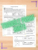 Proving Two Triangles Congruent Hint Sheet