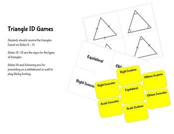 Preview of Triangle Identification Games - 3 in 1! - The Small Group Guru