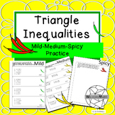 Triangle Inequalities: Mild, Medium & Spicy Practice