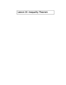 Preview of Triangle Inequality Theorem
