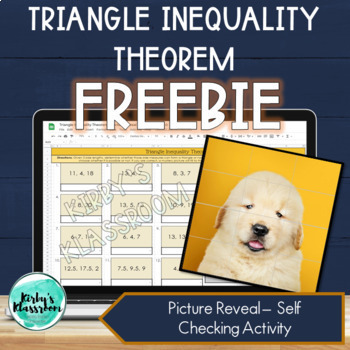 Preview of Triangle Inequality Theorem FREEBIE Self Checking Activity