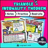 Triangle Inequality Theorem Guided Notes with Doodles 7.G.