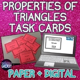 Triangle Inequality Theorem Task Cards - Printable & Digit