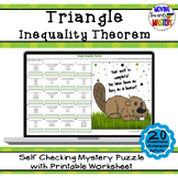 Triangle Inequality Theorem Self Checking Mystery Picture