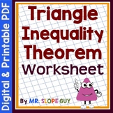 Triangle Inequality Theorem Worksheet