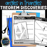 Triangle Interior Angle and Exterior Angle Sum Theorem Dis
