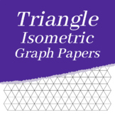 Triangle Isometric Graph Paper 8.5 x 11