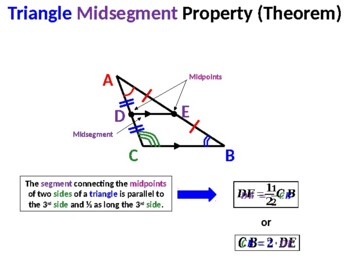Preview of Triangle Midsegment Measurement Activity