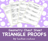 Triangle Proof Cheat Sheet