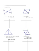 Triangle Proof Worksheet