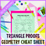 Triangle Proofs Geometry Cheat Sheet