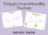 Triangle Proportionality Theorem Relay Race