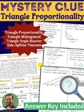 Triangle Proportionality Theorems Murder Mystery