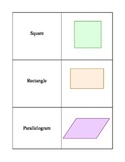 Triangle Quadrilateral Memory Game