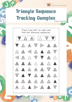 triangle sequence tracking complex by visual learning for