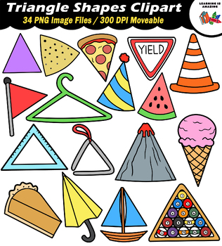 Preview of Triangle Shapes Clipart