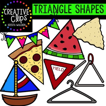 Triangle Shapes {Creative Clips Digital Clipart} | TpT