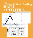 You Do The Math: 3 Critical Thinking Activities for Gifted