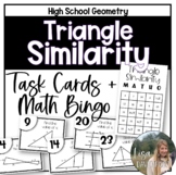 Triangle Similarity - High School Geometry Task Cards and 
