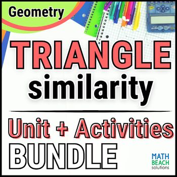 Preview of Triangle Similarity - Unit Bundle - Texas Geometry Curriculum