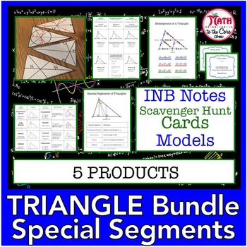 Preview of Triangle Special Segments Bundle