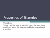 Triangle Sum Powerpoint