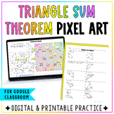 Triangle Sum Theorem Activity - Digital & Printable Practice