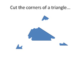 Triangle Sum Theorem Animated Power Point