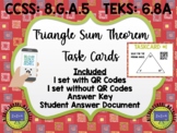Triangle Sum Theorem, Finding Missing Angles of Triangles 