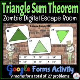 Triangle Sum Theorem - Zombie Digital Math Escape Room - Google