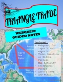 Triangle Trade in the American Colonies - Webquest and Gui