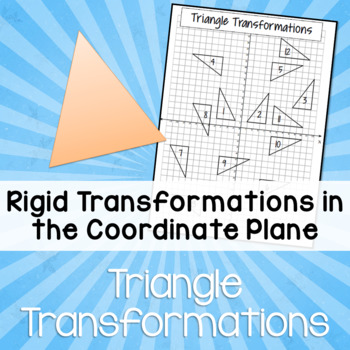 Preview of Triangle Transformations Task (Rigid Transformations - Geometry)