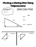 Triangle Trigonometry: Finding missing side Notes for Inte