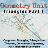 Triangle Unit - Types - Concurrency - Congruency - Pythago