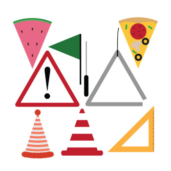 Free cone worksheets for kindergartens  Triangle objects, Triangle shape  objects, Objects