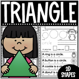 Triangles ~ A No Prep Math Printables Package for Kinderga