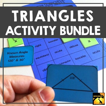 Preview of Triangles Activity Bundle: High School Geometry- Triangle Properties & Theorems